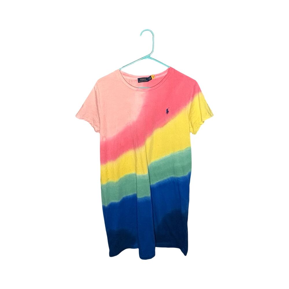 Polo Ralph Lauren Rainbow Tie-Dye LGBTQ+ Dress – Women's Size L